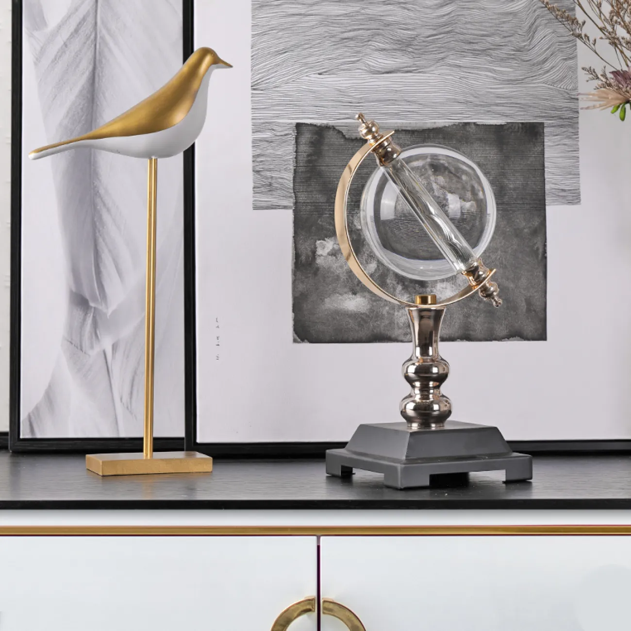 Роскошный настольный интерьерный декор для гостиной LaLume DK20381-27 Роскошный настольный интерьерный декор для гостиной LaLume DK20381-27