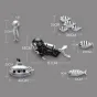 Креативный настенный декор в морском стиле для гостиной LaLume DK20382-27