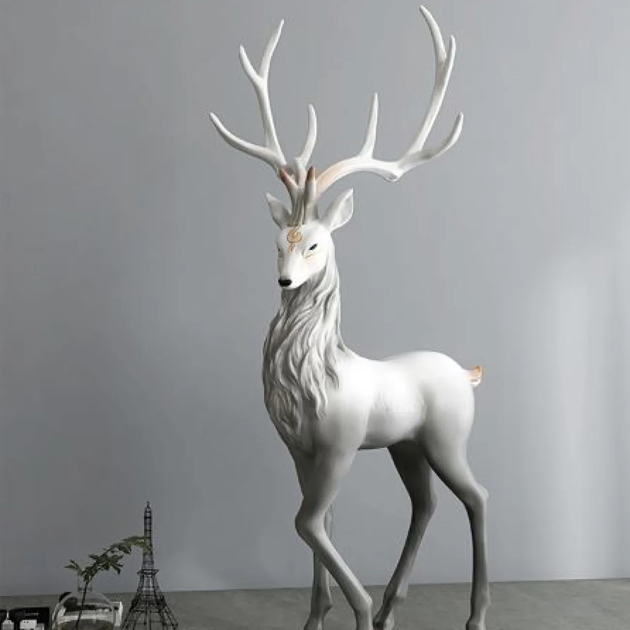 Роскошная скульптура оленя для гостиной LaLume DK20384-27