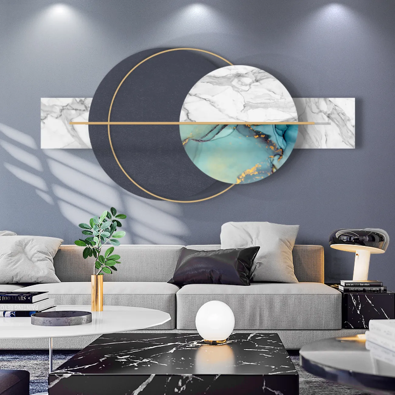 Современный настенный декор для гостиной LaLume DK20386-27