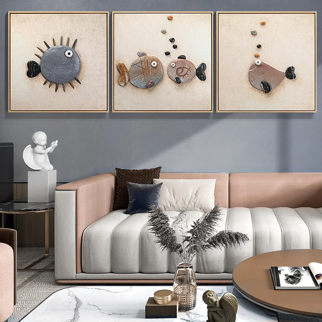 Креативная картина в морском стиле для гостиной LaLume DK20387-27