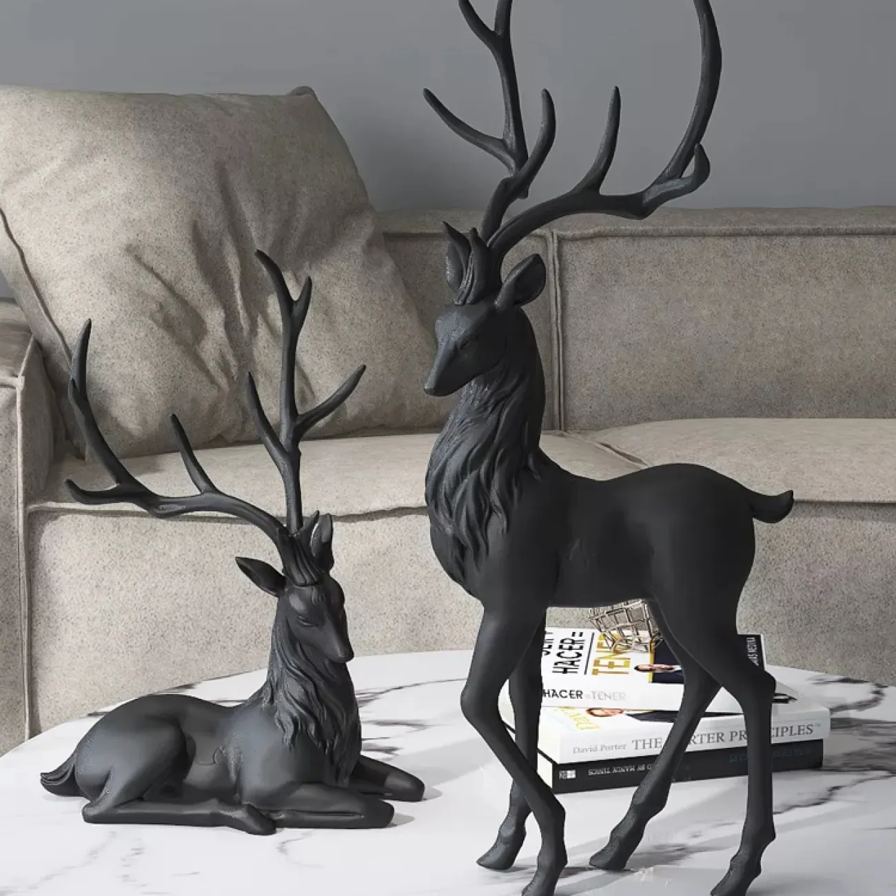 Роскошная современная статуэтка оленя для гостиной LaLume DK20388-27