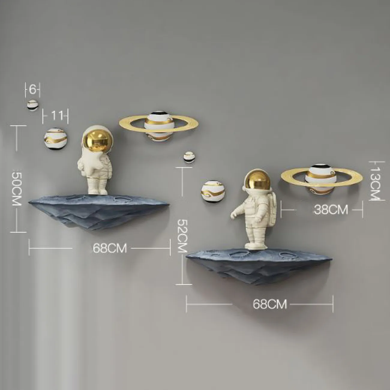 Космический настенный декор для гостиной LaLume DK20389-27