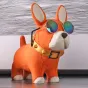 Роскошная современная статуэтка собаки для гостиной LaLume DK20390-27