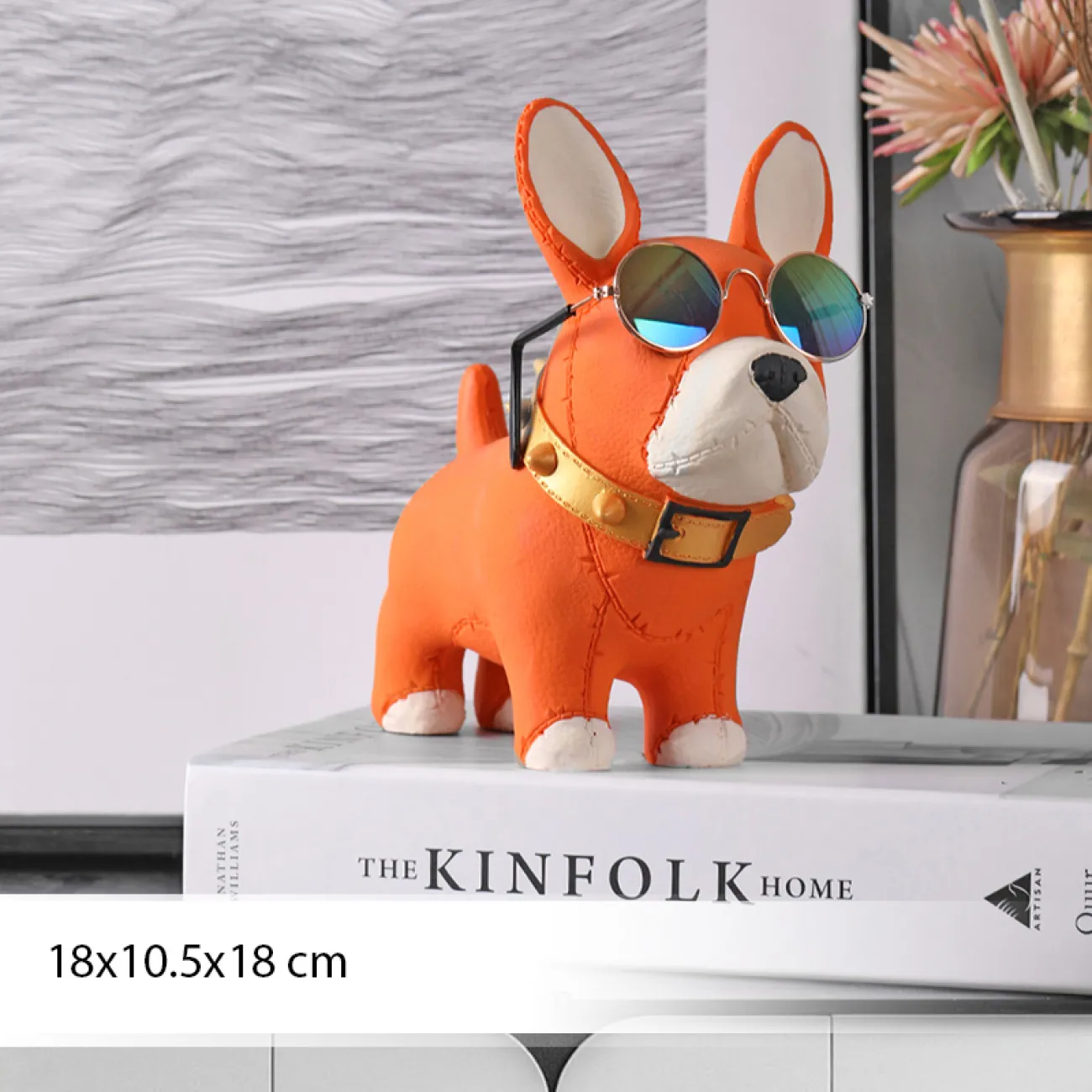 Роскошная современная статуэтка собаки для гостиной LaLume DK20390-27 Роскошная современная статуэтка собаки для гостиной LaLume DK20390-27