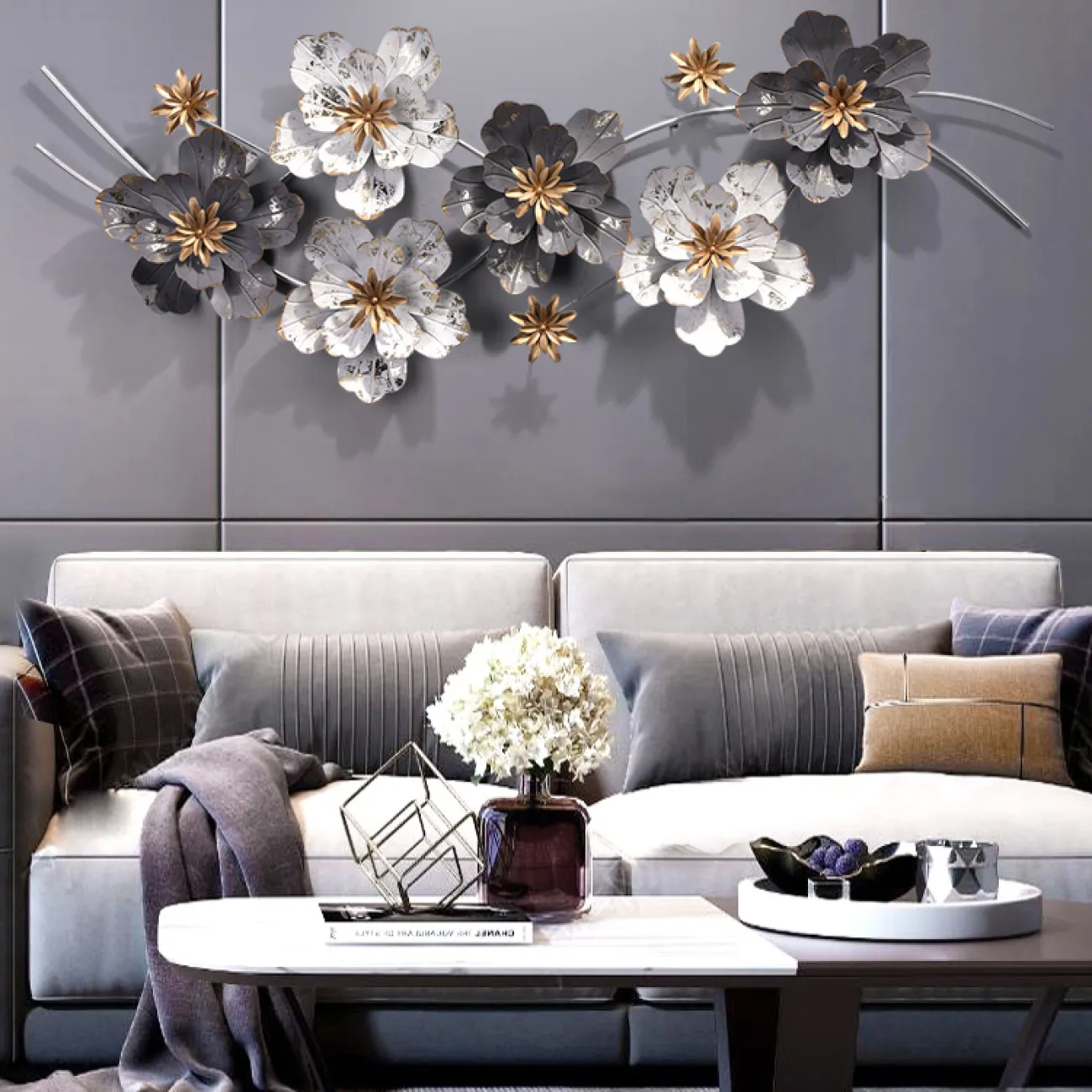 Современный настенный декор для гостиной LaLume DK20392-27 Современный настенный декор для гостиной LaLume DK20392-27