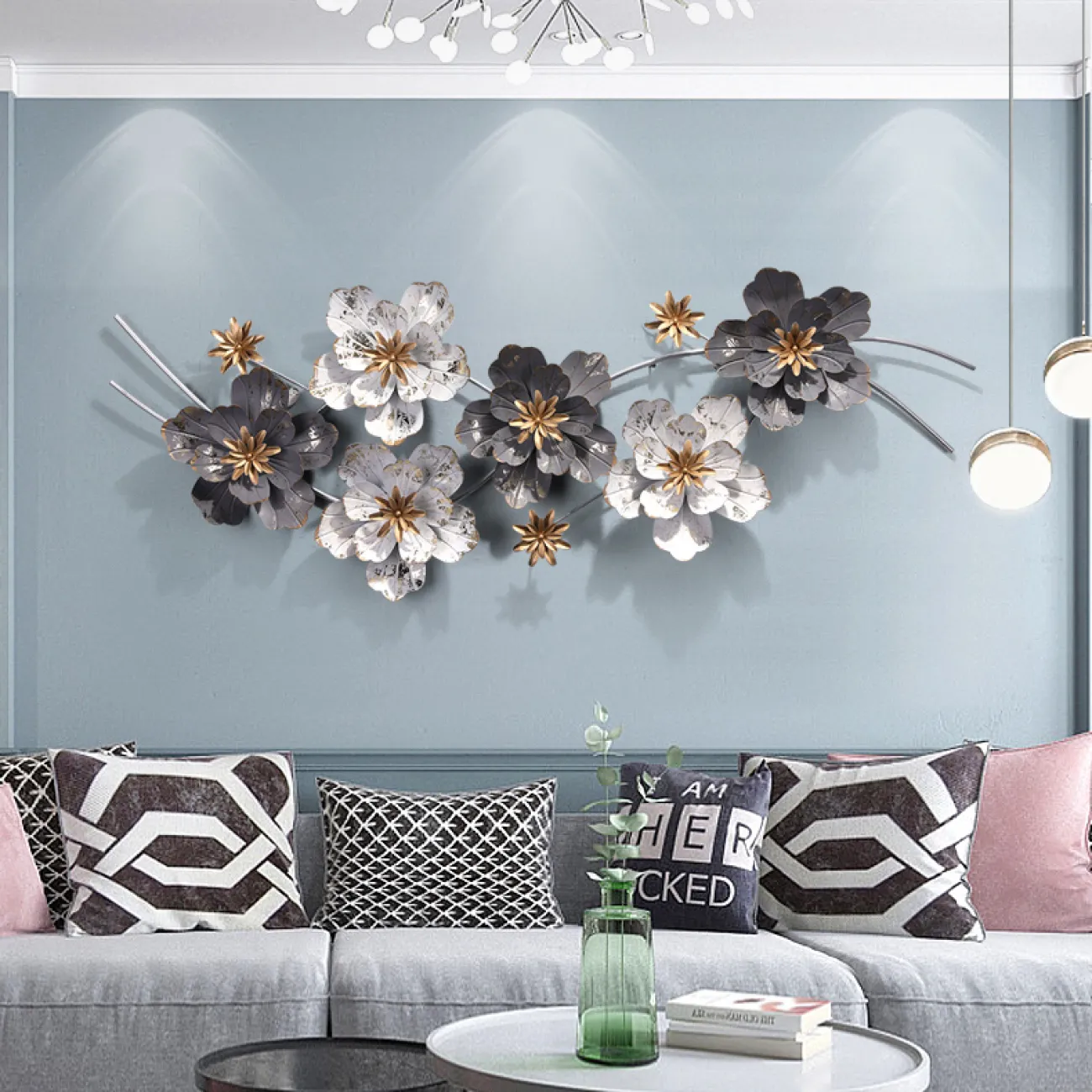 Современный настенный декор для гостиной LaLume DK20392-27 Современный настенный декор для гостиной LaLume DK20392-27