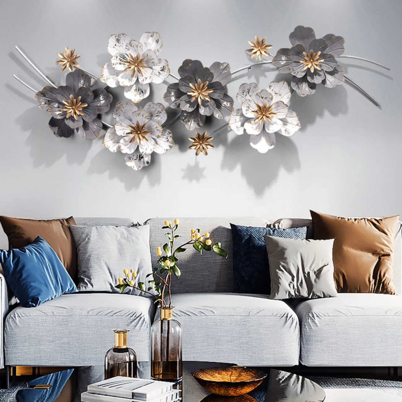 Современный настенный декор для гостиной LaLume DK20392-27 Современный настенный декор для гостиной LaLume DK20392-27