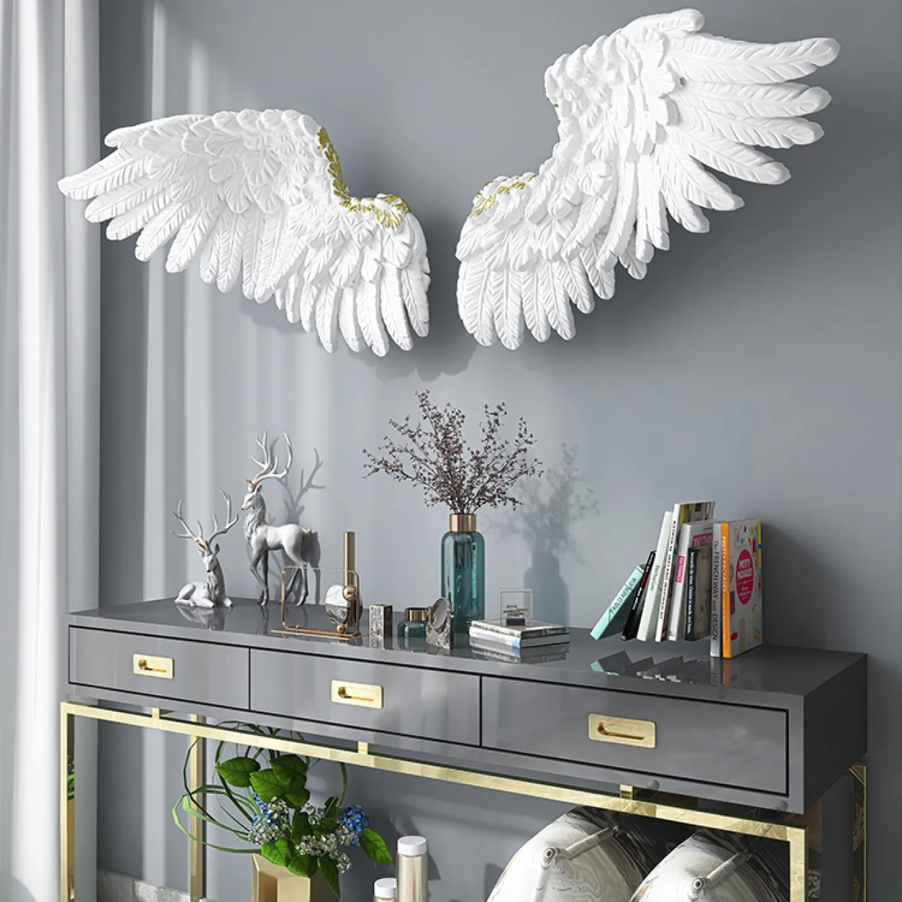 Современный настенный декор для гостиной LaLume DK20394-27