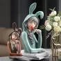 Роскошная статуэтка девушки с ушками для гостиной LaLume DK20395-27