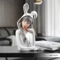 Роскошная статуэтка девушки с ушками для гостиной LaLume DK20395-27