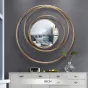 Современный настенный декор с зеркалом для гостиной LaLume DK20397-27