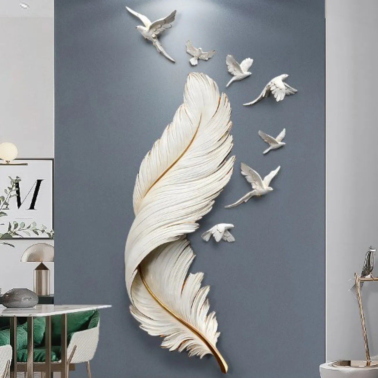 Современный настенный декор для гостиной LaLume DK20398-27 Современный настенный декор для гостиной LaLume DK20398-27