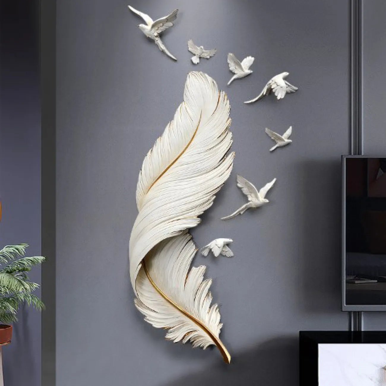 Современный настенный декор для гостиной LaLume DK20398-27 Современный настенный декор для гостиной LaLume DK20398-27