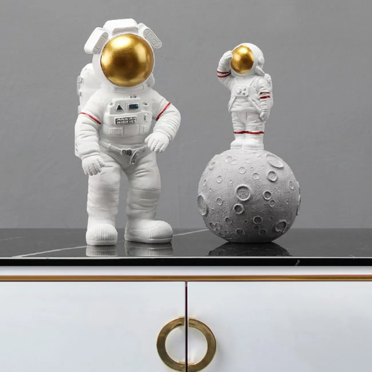 Роскошная статуэтка космонавта для гостиной LaLume DK20399-27