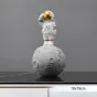 Роскошная статуэтка космонавта для гостиной LaLume DK20399-27