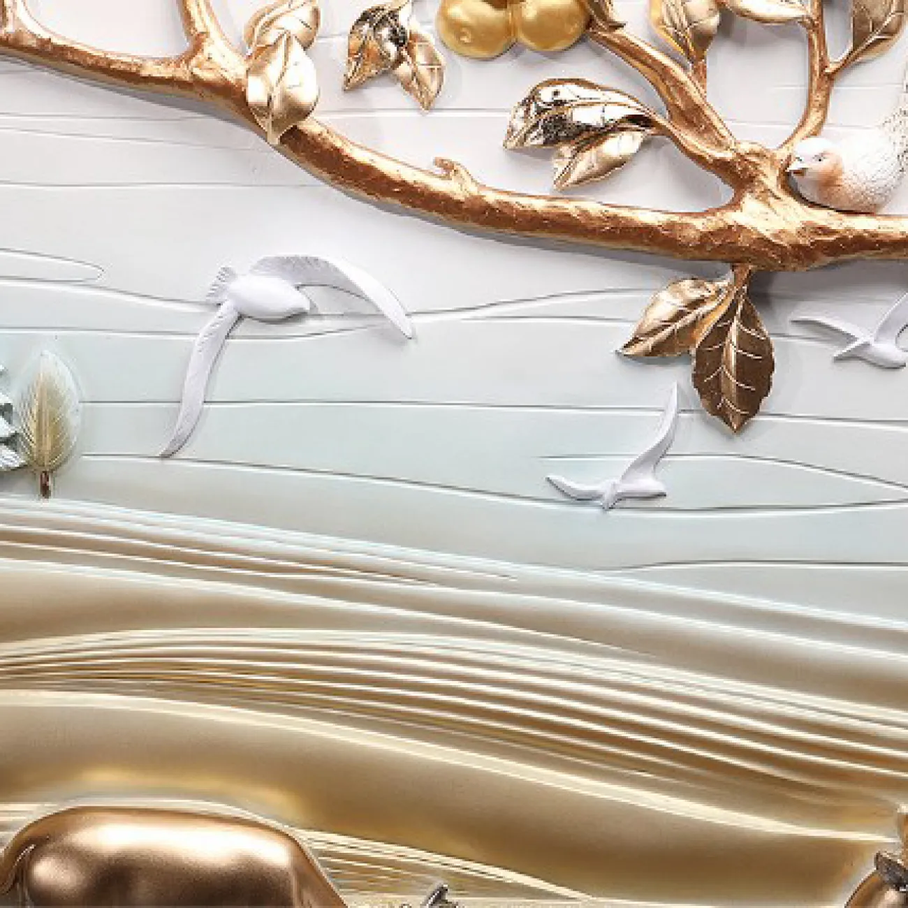 Роскошный настенный декор с оленем для гостиной LaLume DK20403-27