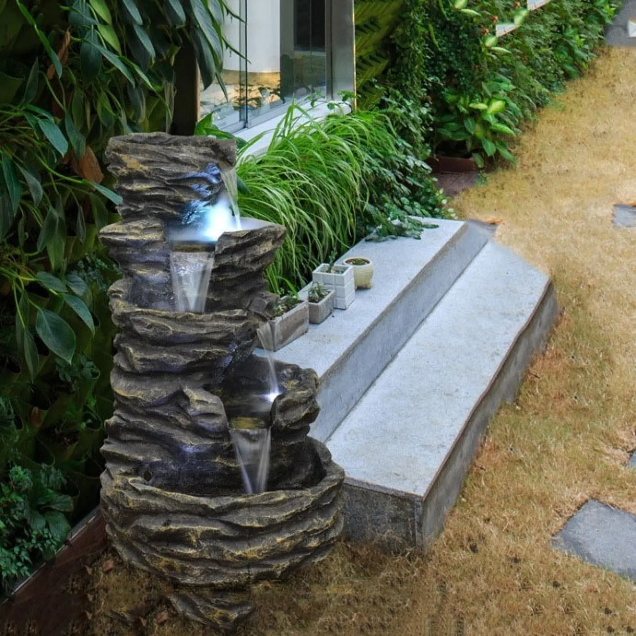 Архитектурный дизайнерский фонтан DK20435-23 ручной работы в современном и простом стиле Архитектурный дизайнерский фонтан DK20435-23 ручной работы в современном и простом стиле