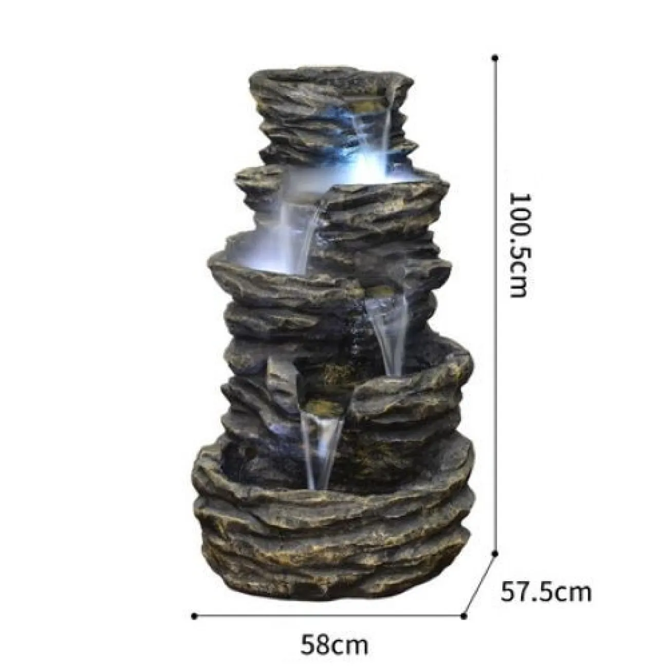 Архитектурный дизайнерский фонтан DK20435-23 ручной работы в современном и простом стиле Архитектурный дизайнерский фонтан DK20435-23 ручной работы в современном и простом стиле