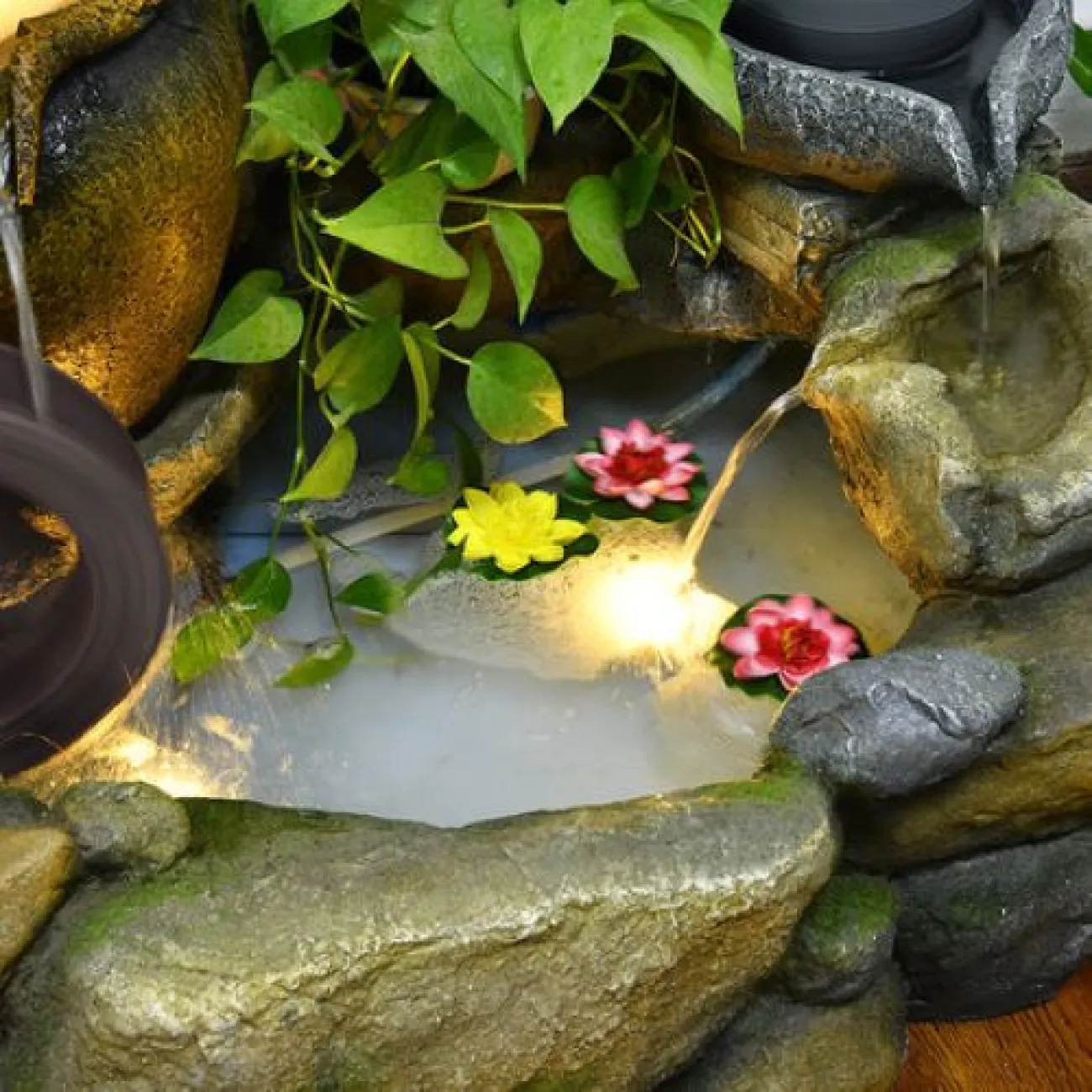 Неординарный дизайнерский фонтан DK20438-23 из чисто ручной работы в пасторальном стиле