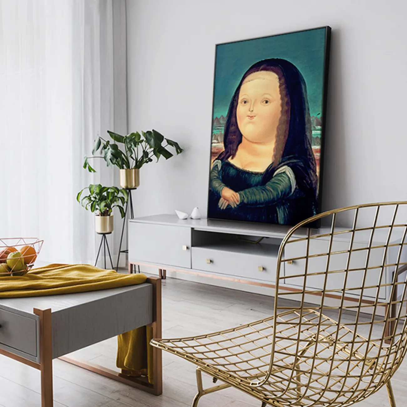 Роскошная минималистичная настенная картина для гостиной в Скандинавском стиле LaLume DK20786-23