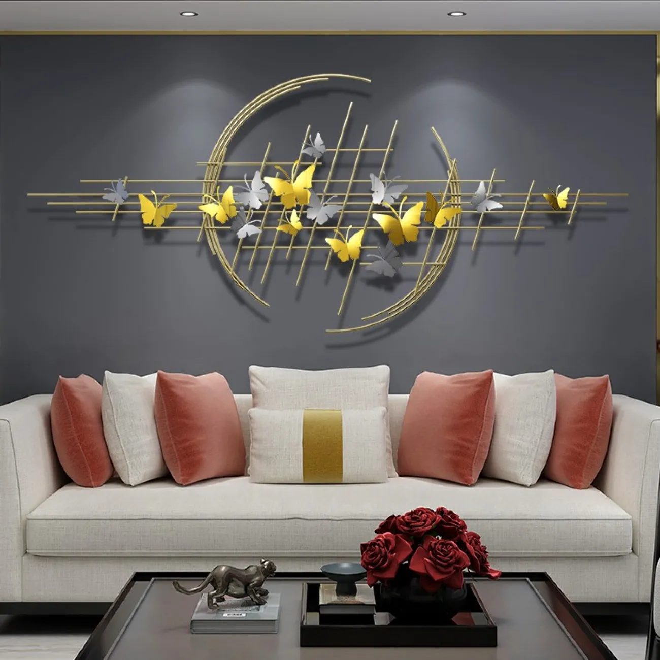 Настенный геометрический декор Butterfly KKK00888