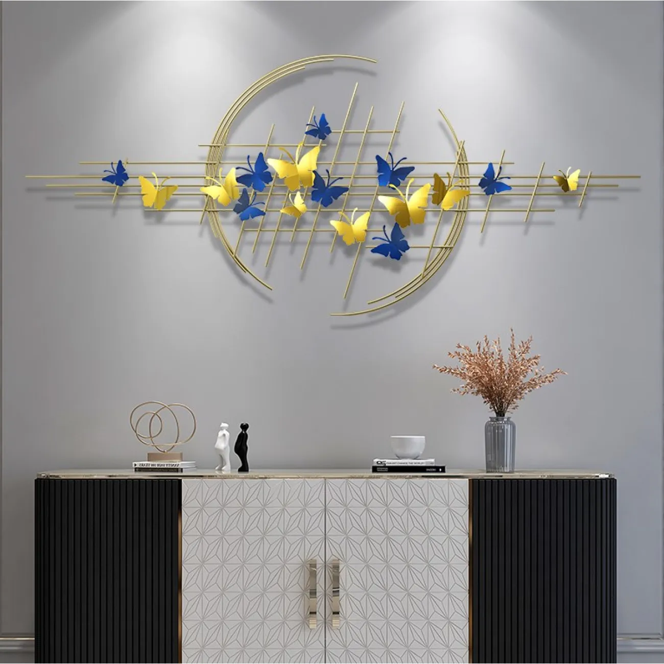 Настенный геометрический декор Butterfly KKK00888