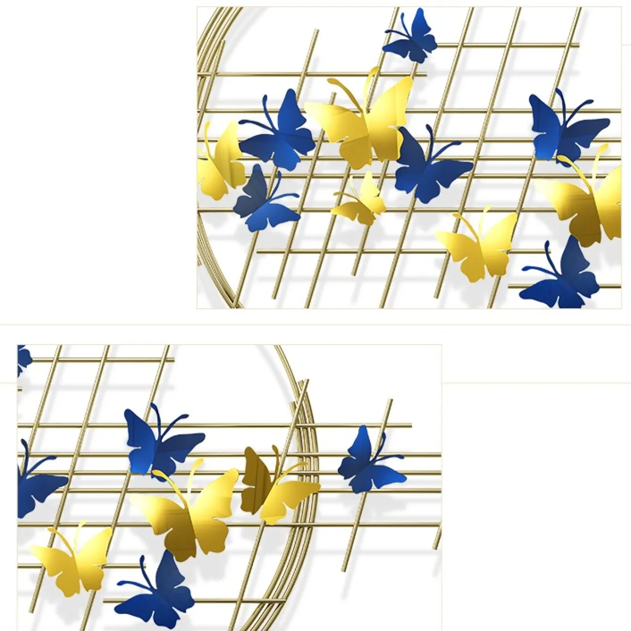 Настенный геометрический декор Butterfly KKK00888