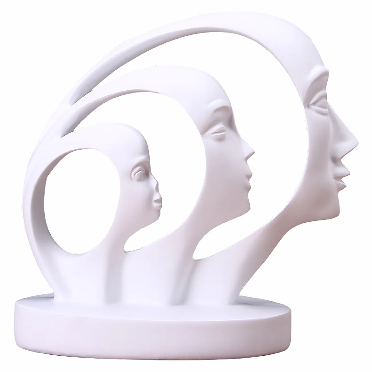 Дизайнерская статуэтка тройное лицо