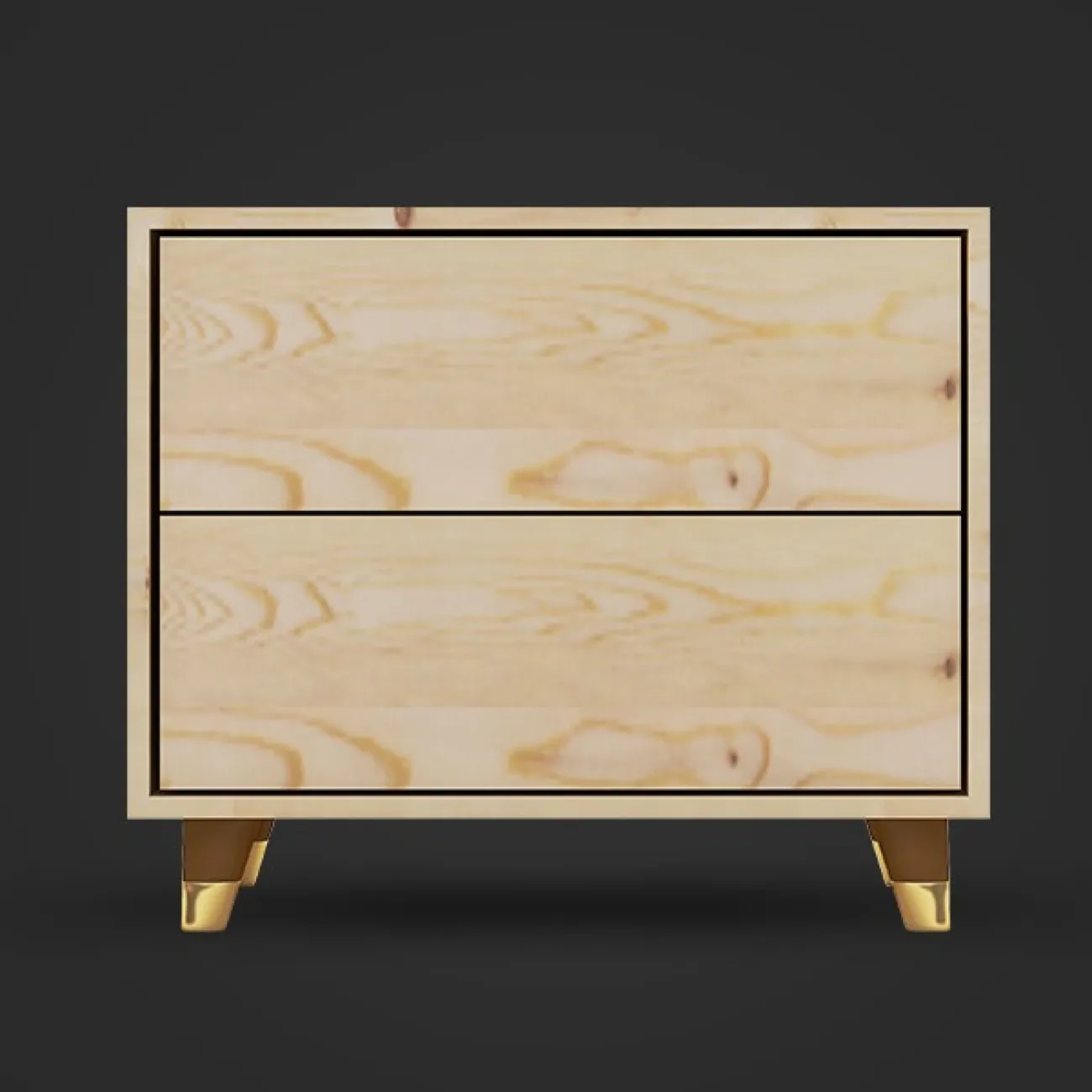 Дизайнерская прикроватная тумба - LaLume-TT00144