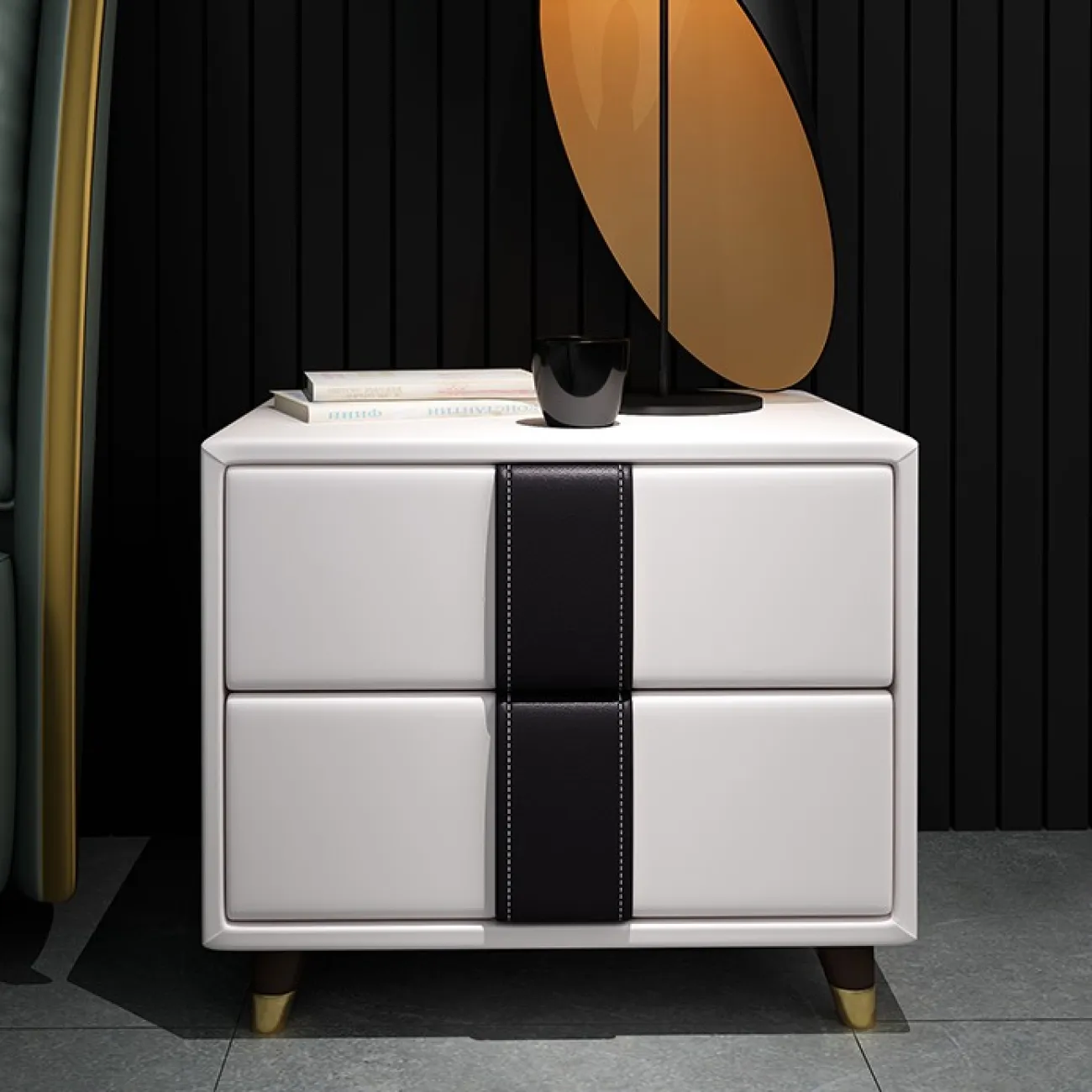 Дизайнерская прикроватная тумба - LaLume-TT00144