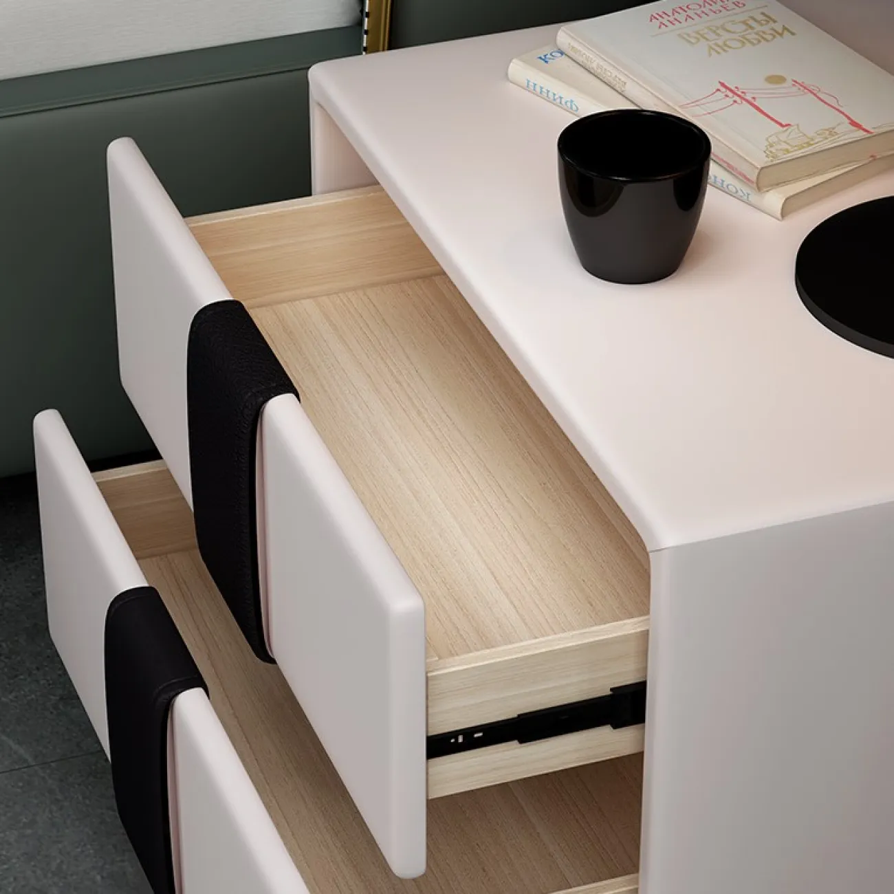 Дизайнерская прикроватная тумба - LaLume-TT00144