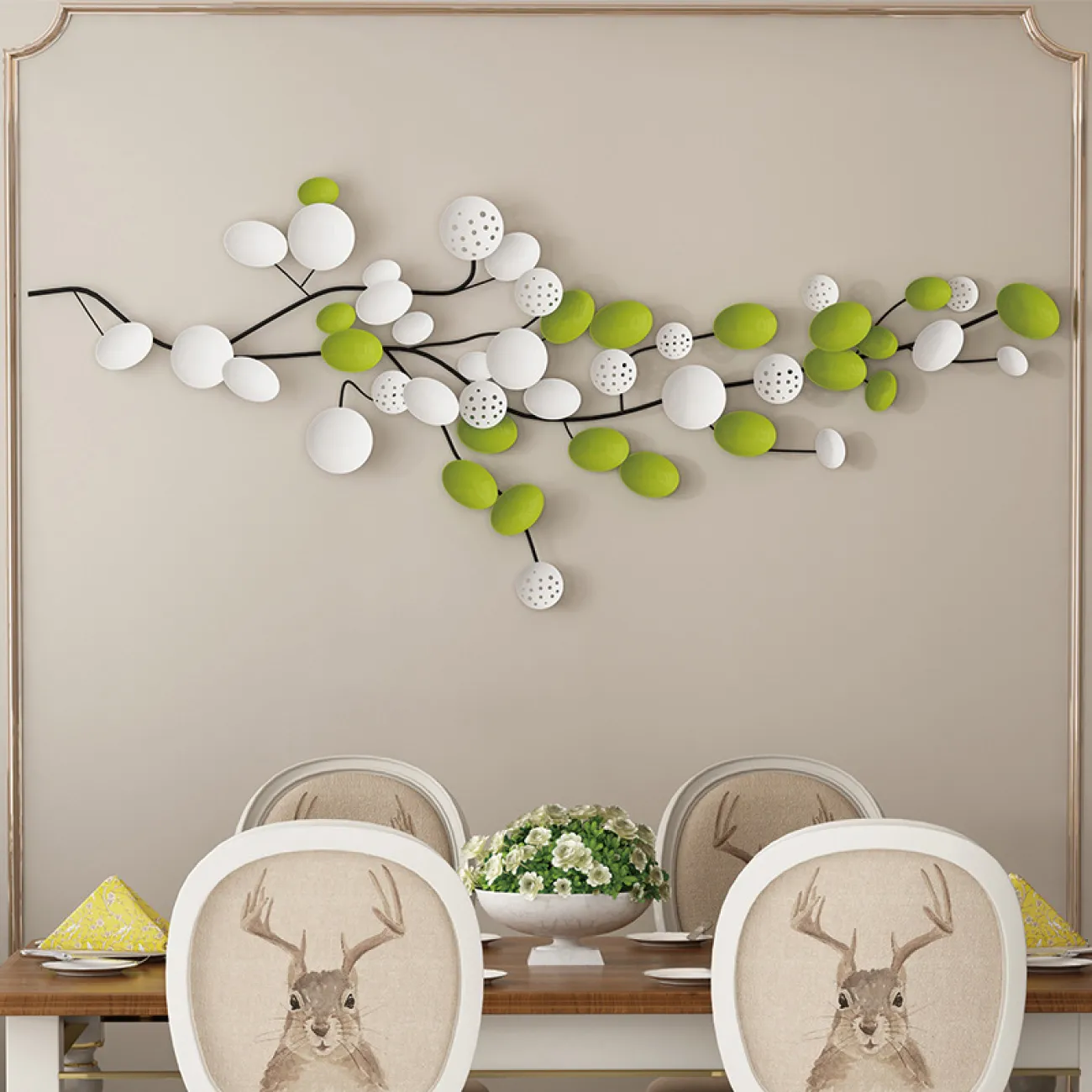 Современный дизайнерский настенный декор LaLume DK20410-23