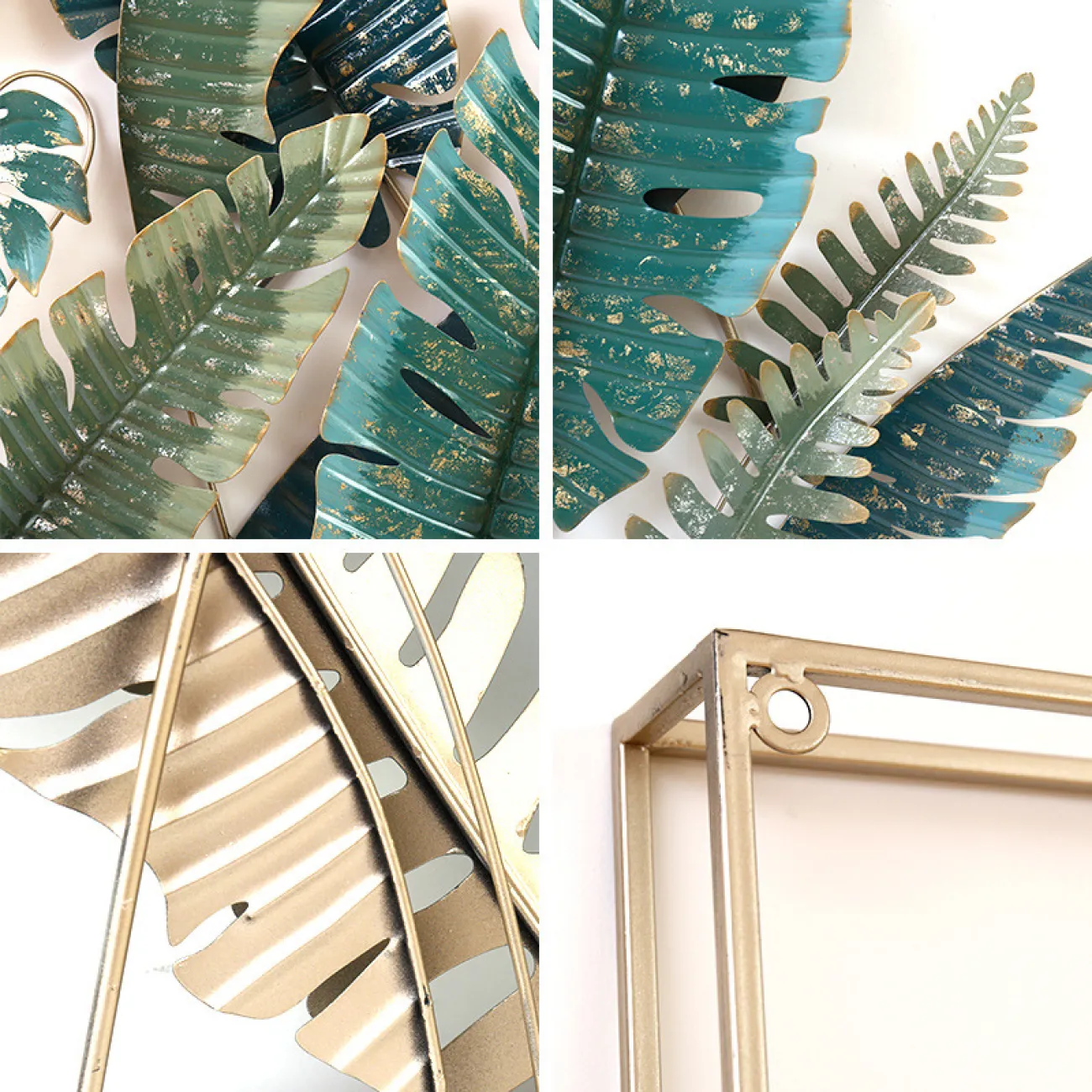 Современный настенный декор в форме листьев LaLume DK20411-23 Современный настенный декор в форме листьев LaLume DK20411-23