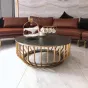 Минималистичный круглый журнальный стол для гостиной LaLume ST20414-23