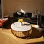 Минималистичный круглый журнальный стол для гостиной LaLume ST20414-23
