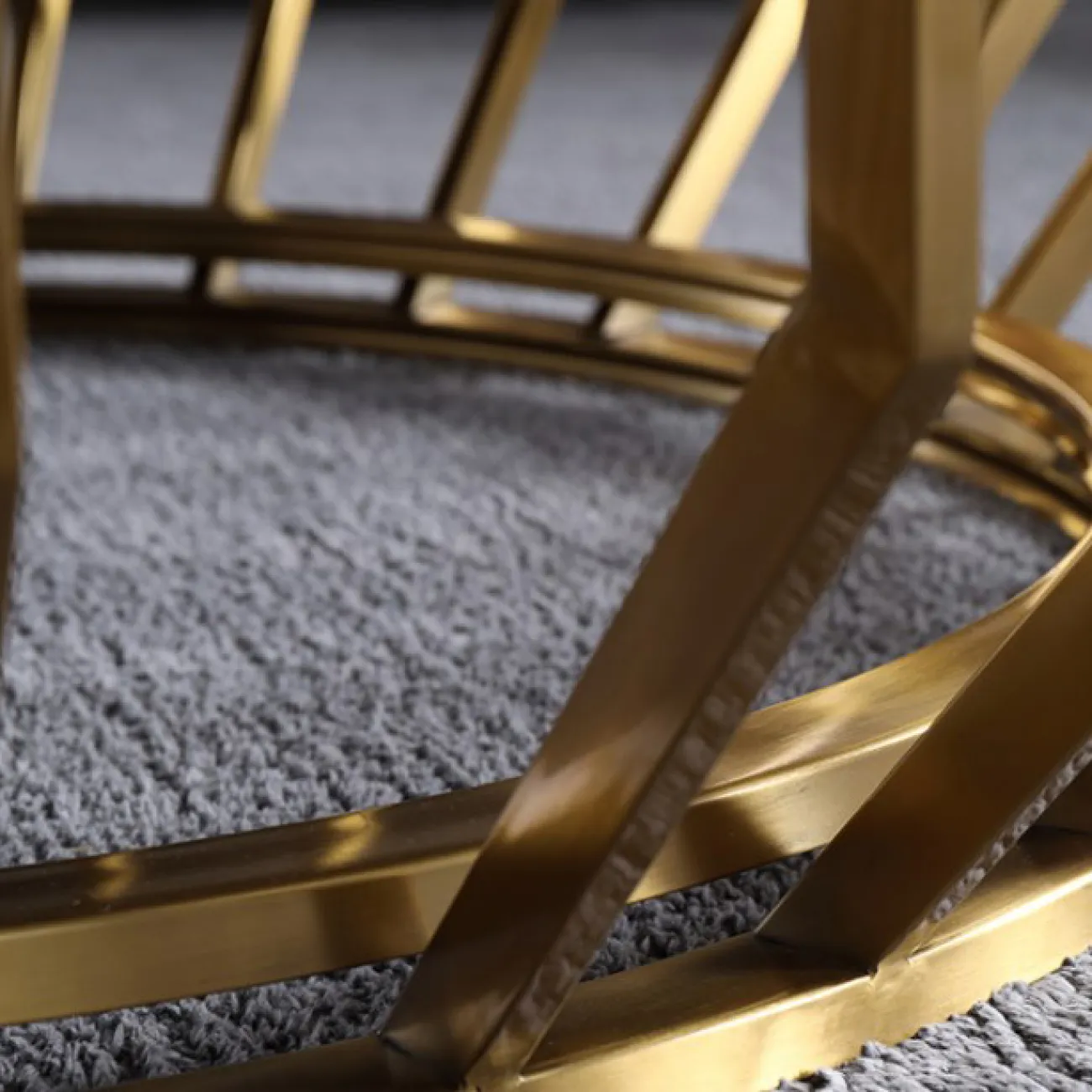 Минималистичный круглый журнальный стол для гостиной LaLume ST20414-23 Минималистичный круглый журнальный стол для гостиной LaLume ST20414-23