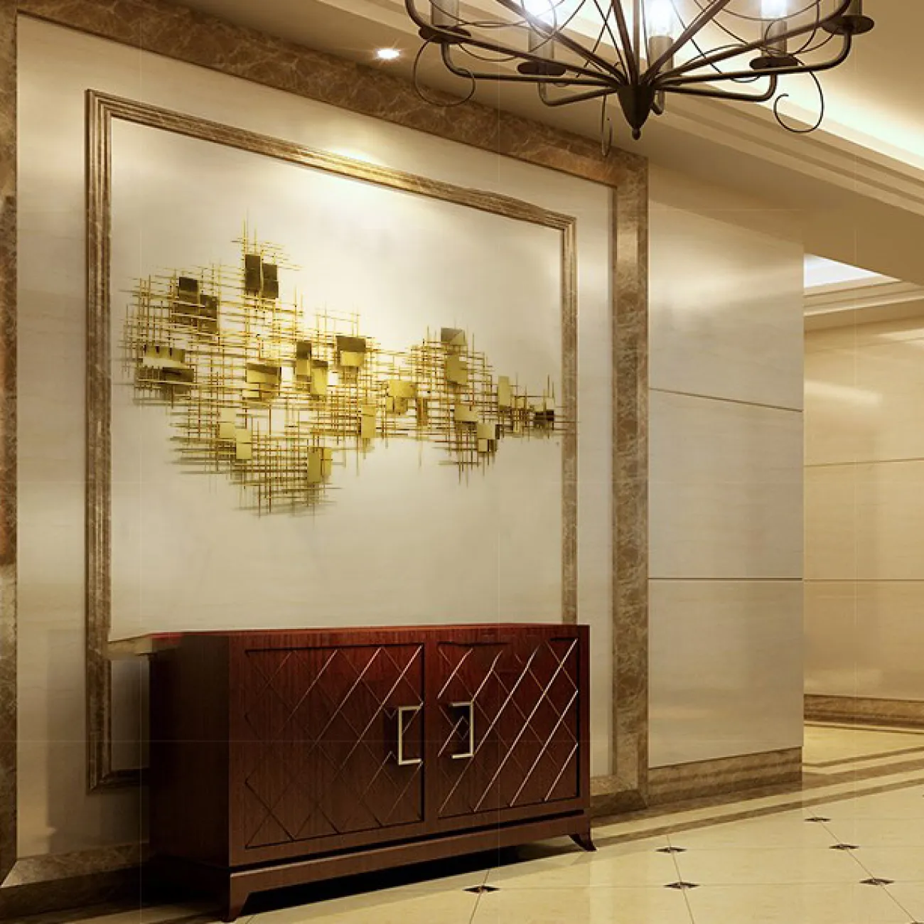 Современный дизайнерский настенный декор LaLume DK20415-23 Современный дизайнерский настенный декор LaLume DK20415-23