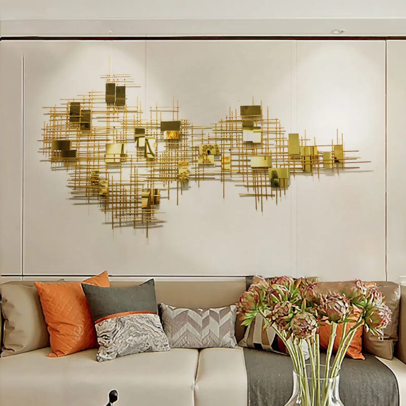 Современный дизайнерский настенный декор LaLume DK20415-23 Современный дизайнерский настенный декор LaLume DK20415-23