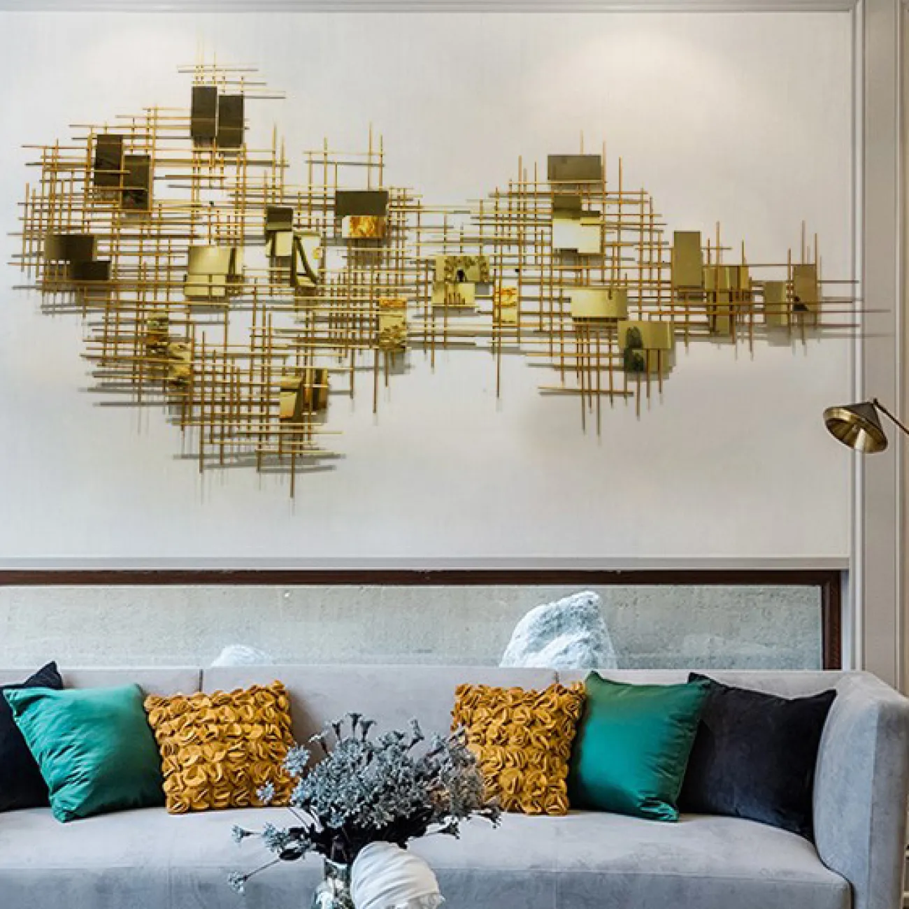 Современный дизайнерский настенный декор LaLume DK20415-23 Современный дизайнерский настенный декор LaLume DK20415-23