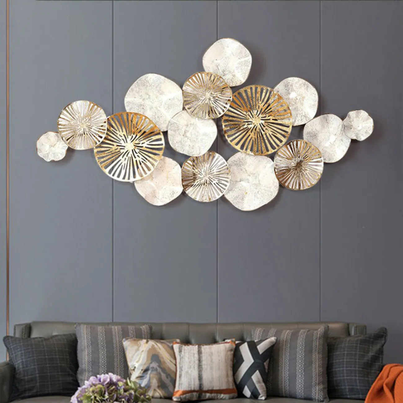 Дизайнерский настенный декор для гостиной LaLume DK20419-23 Дизайнерский настенный декор для гостиной LaLume DK20419-23