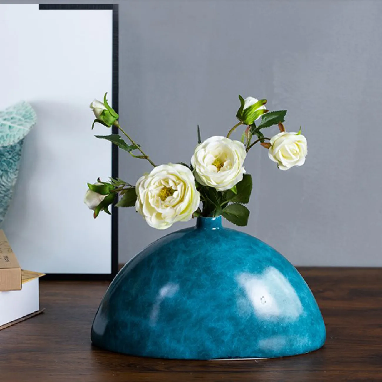 Керамическая ваза для цветов в гостиную LaLume DK20421-23