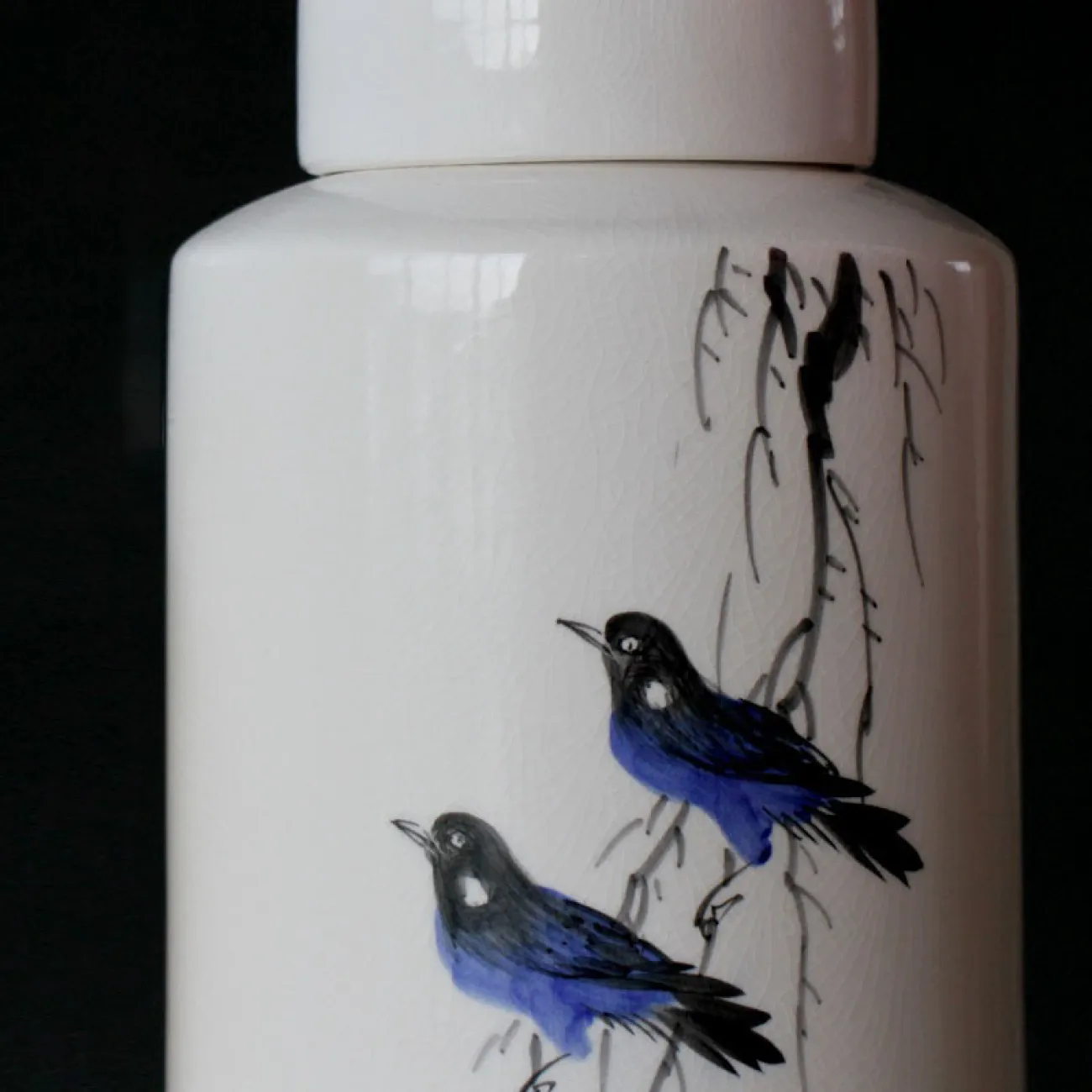 Декоративная керамическая банка для чая в гостиную LaLume DK20426-23