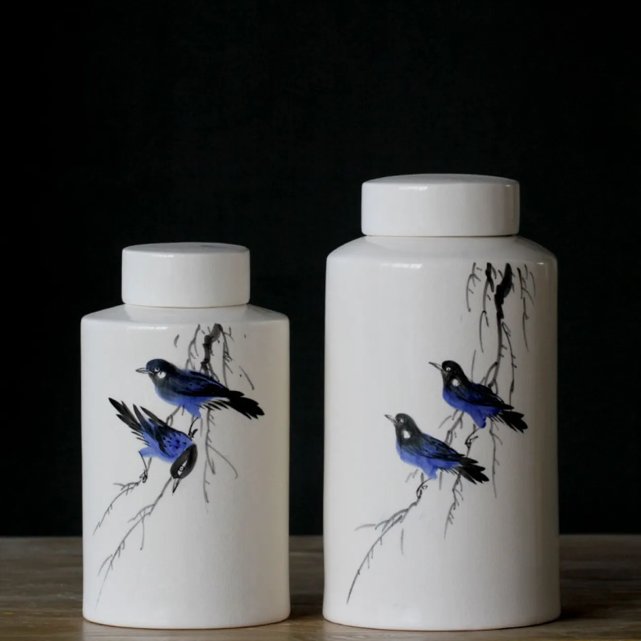 Декоративная керамическая банка для чая в гостиную LaLume DK20426-23