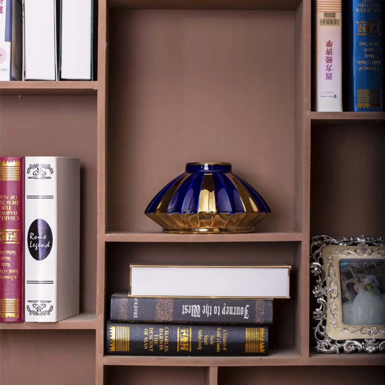 Керамическая ваза для цветов в гостиную LaLume DK20428-23