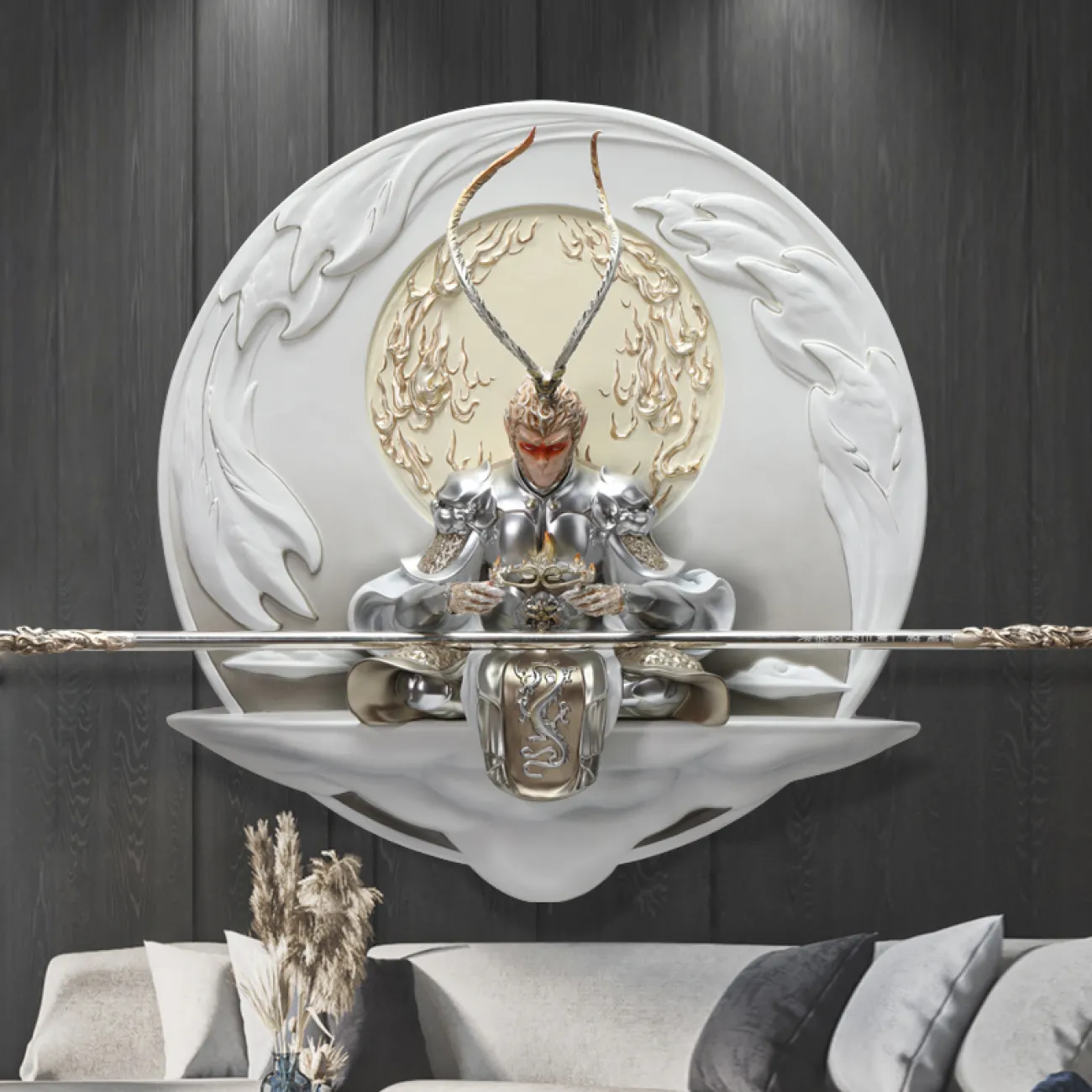 Современный трёхмерный настенный декор LaLume DK20443-23 Современный трёхмерный настенный декор LaLume DK20443-23