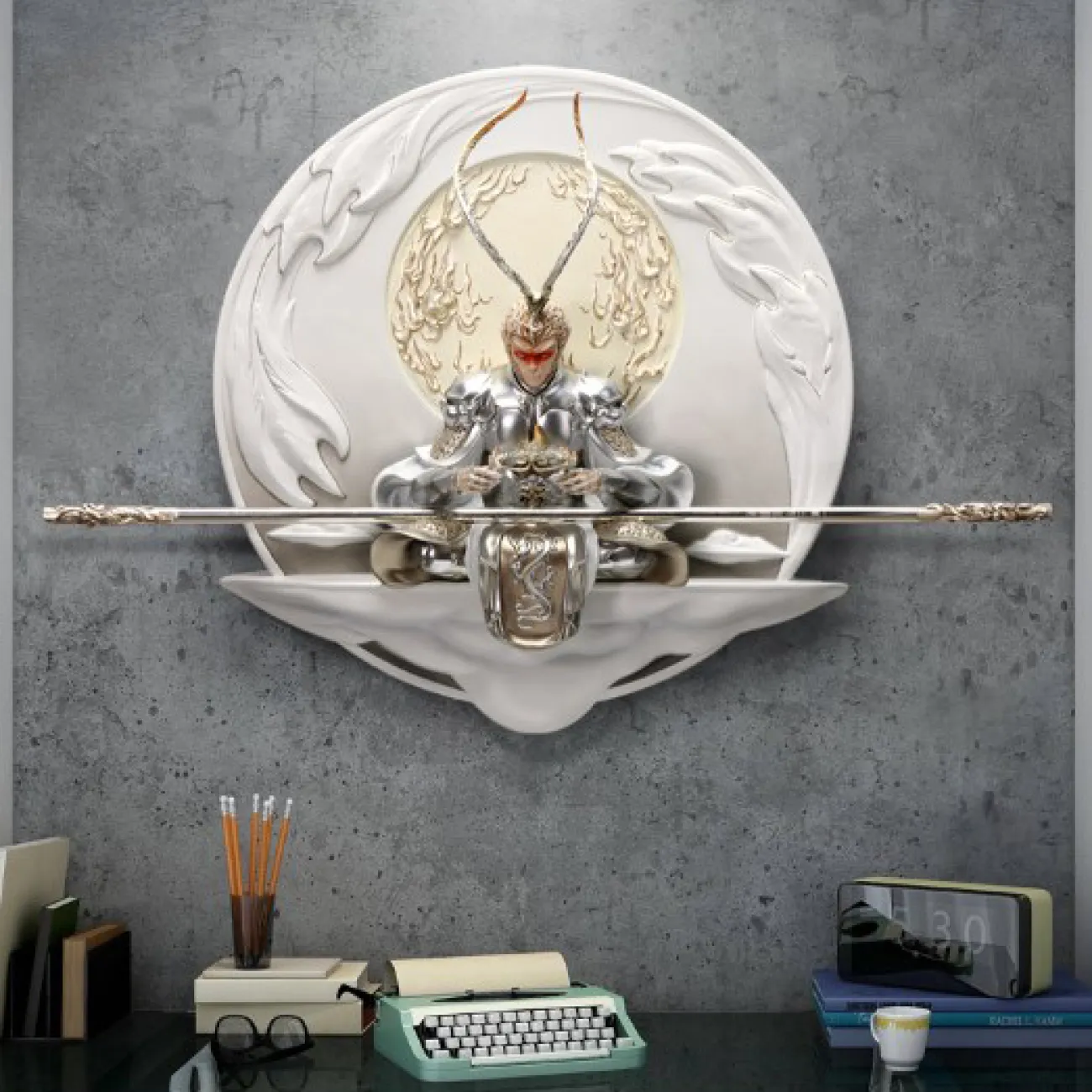 Современный трёхмерный настенный декор LaLume DK20444-23