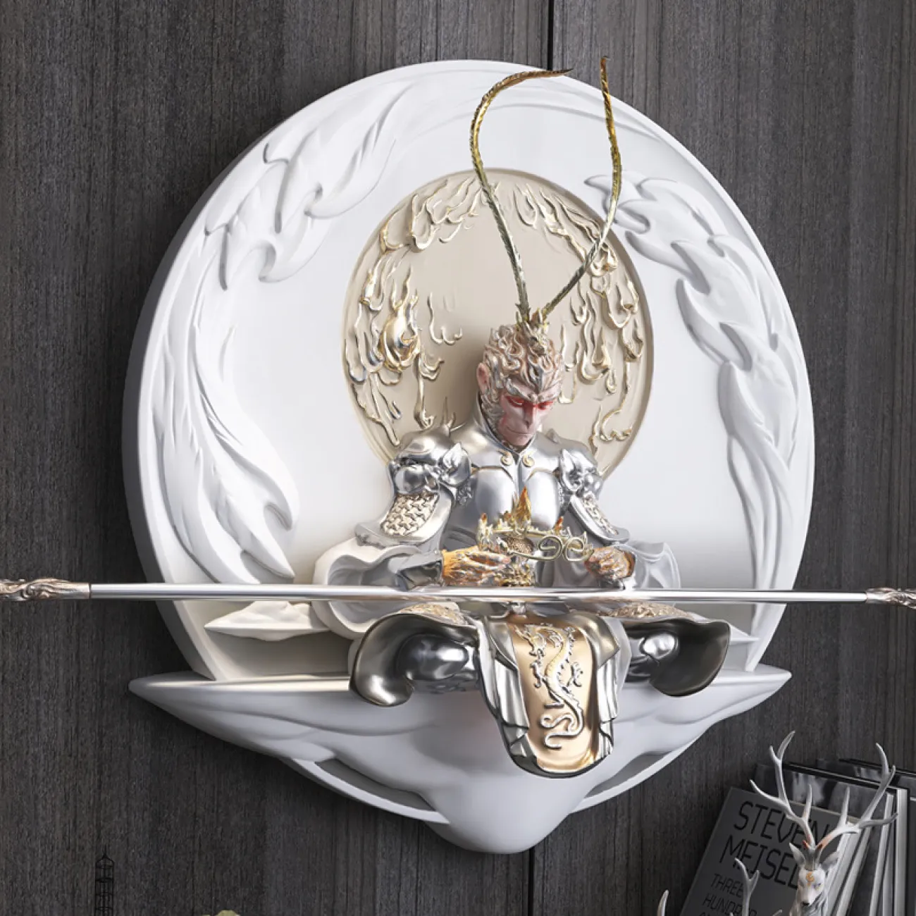 Раскошный трёхмерный настенный декор короля обезьян LaLume DK20447-23