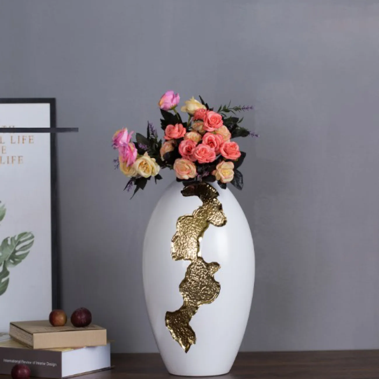 Роскошная декоративная ваза для гостиной LaLume DK20464-23