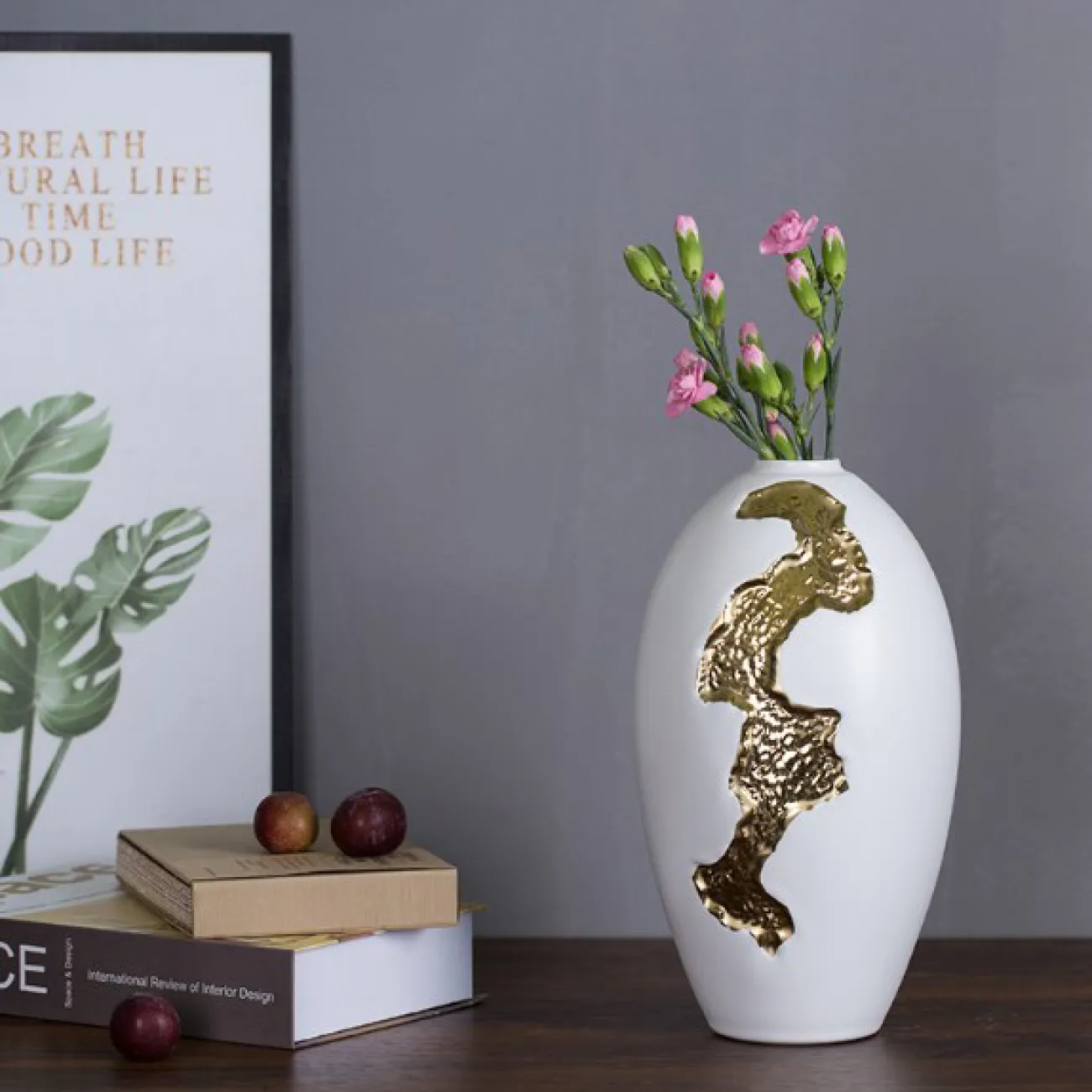 Роскошная декоративная ваза для гостиной LaLume DK20464-23